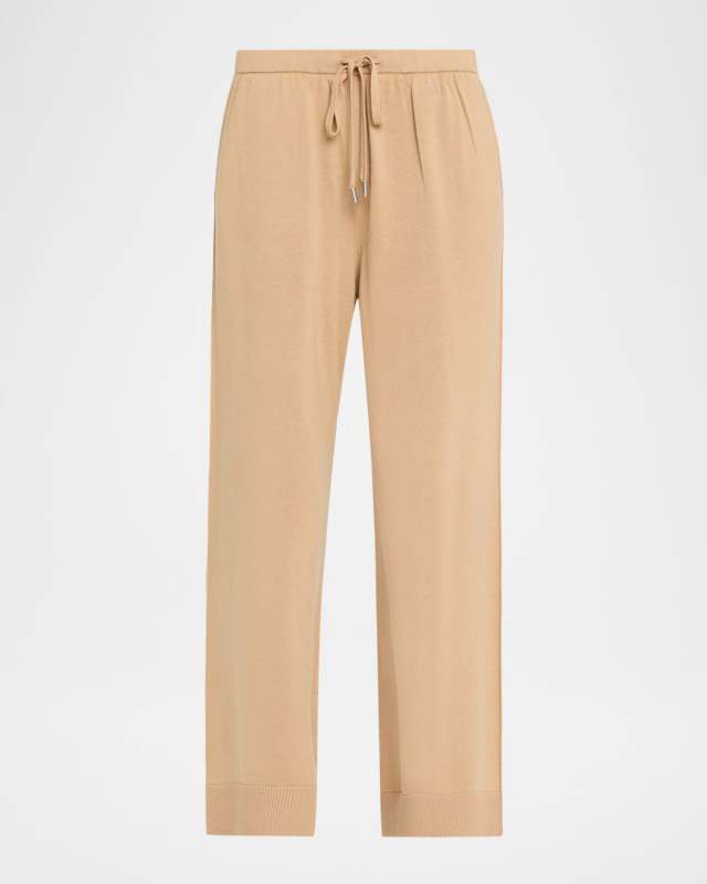 Tillie Cashmere-Cotton Travel Pants